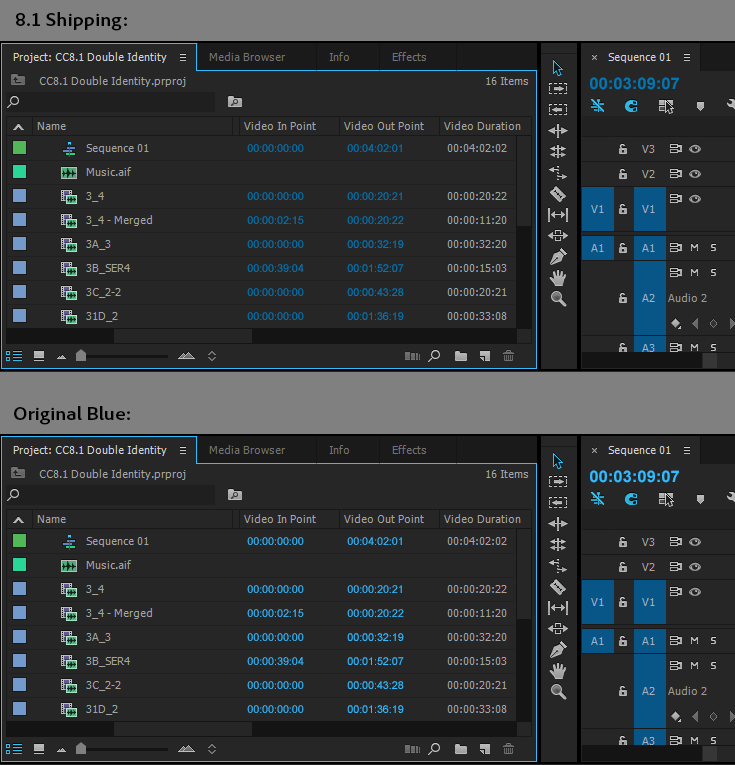 Project panel original blue vs. shipping blue 101314.png